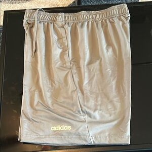 Adidas Men's Light Gray Athletic Shorts